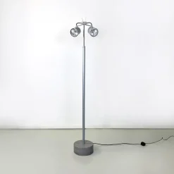 Online Pamono Modern Italian Metal and Marble Stadium Floor Lamp by Wettstein for Pallucco, 1990s