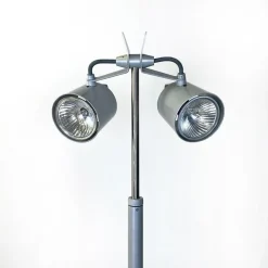 Online Pamono Modern Italian Metal and Marble Stadium Floor Lamp by Wettstein for Pallucco, 1990s