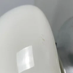 Best Pamono Modern Italian Round Base Wall Light in Opaline Glass and Metal attributed to Valenti Luce, 1970s