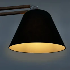 Online Pamono Modern Italian Wooden and Iron Floor Lamp Golia, 2000s