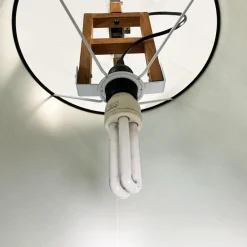 Online Pamono Modern Italian Wooden and Iron Floor Lamp Golia, 2000s