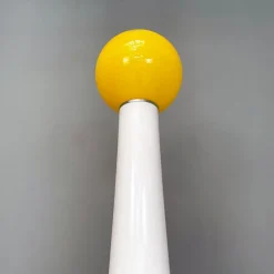Sale Pamono Modern Italian Yellow Glass Floor Lamp by Annig Sarian for Kartell, 1970s