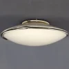 Best Pamono Modern Space Age Ceiling Lamp in White and Black Murano Glass, 1970s