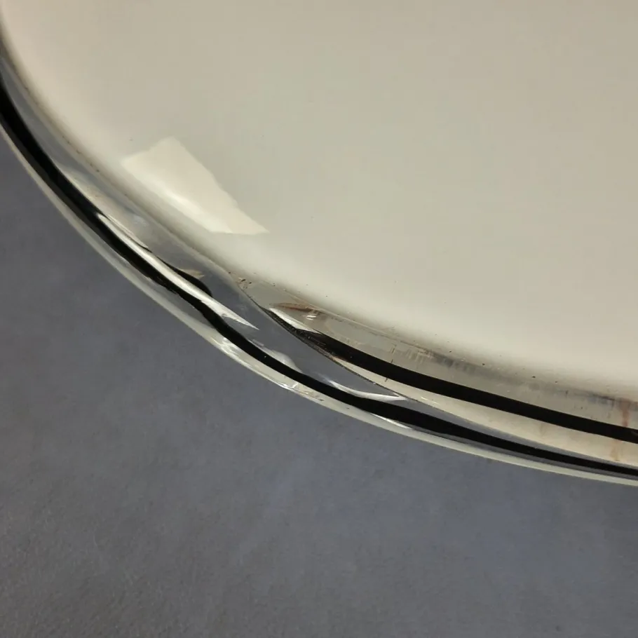 Best Pamono Modern Space Age Ceiling Lamp in White and Black Murano Glass, 1970s