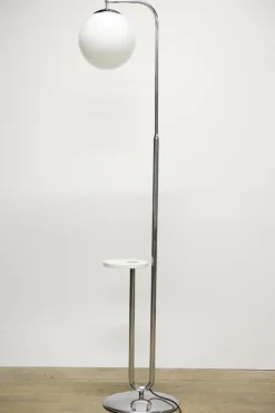 Best Pamono Modernist Chrome Model H-144 Floor Lamp by Jindrich Halabala for Up Zavody, Former Czechoslovakia, 1930s