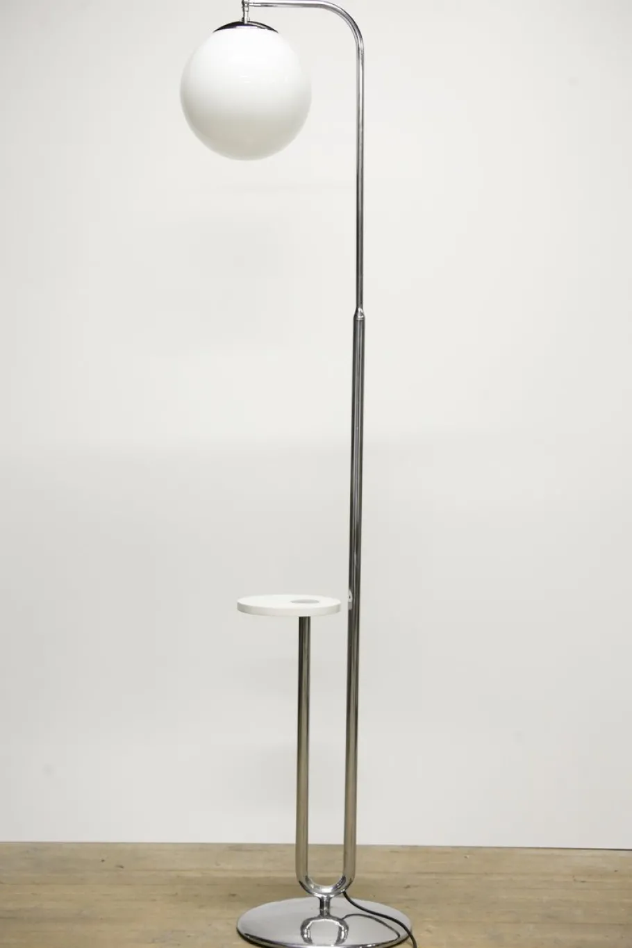 Best Pamono Modernist Chrome Model H-144 Floor Lamp by Jindrich Halabala for Up Zavody, Former Czechoslovakia, 1930s
