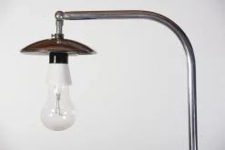 Best Pamono Modernist Chrome Model H-144 Floor Lamp by Jindrich Halabala for Up Zavody, Former Czechoslovakia, 1930s