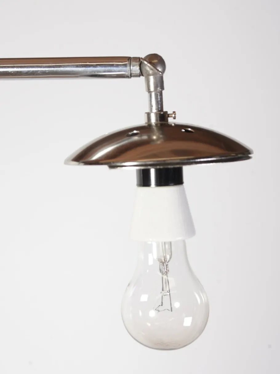 Best Pamono Modernist Chrome Model H-144 Floor Lamp by Jindrich Halabala for Up Zavody, Former Czechoslovakia, 1930s