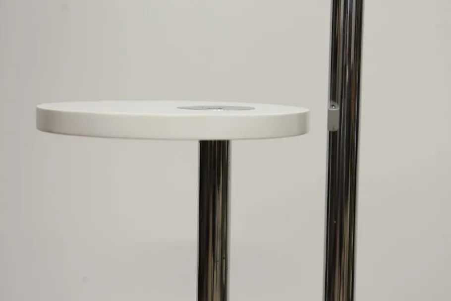 Best Pamono Modernist Chrome Model H-144 Floor Lamp by Jindrich Halabala for Up Zavody, Former Czechoslovakia, 1930s