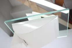 Online Pamono Modernist White Metal Floor Lamp by Hartmut Engel for Zumtobel, 1980s