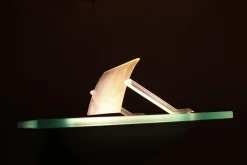 Online Pamono Modernist White Metal Floor Lamp by Hartmut Engel for Zumtobel, 1980s