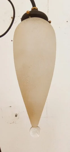 Clearance Pamono Molano Murano Glass Wrought Iron Floor Lamp