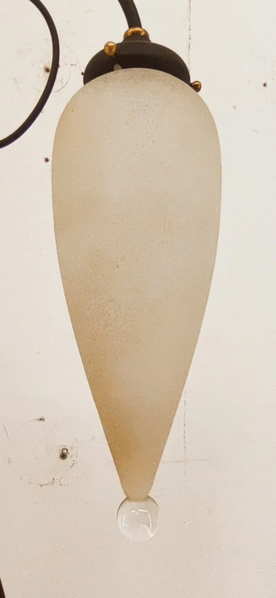 Clearance Pamono Molano Murano Glass Wrought Iron Floor Lamp