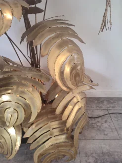 Sale Pamono Monstera Floor Lamp attributed to Maison Jansen, France, 1980s