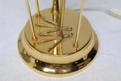 Online Pamono Monumental Gilt Brass Floor Lamp by Antonio Pavia, 1970