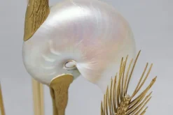 Online Pamono Monumental Gilt Brass Floor Lamp by Antonio Pavia, 1970