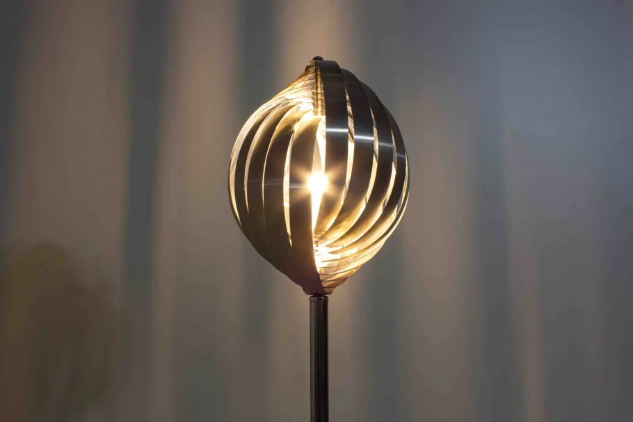 Online Pamono Moon Floor Lamp by Henri Mathieu, 1970s