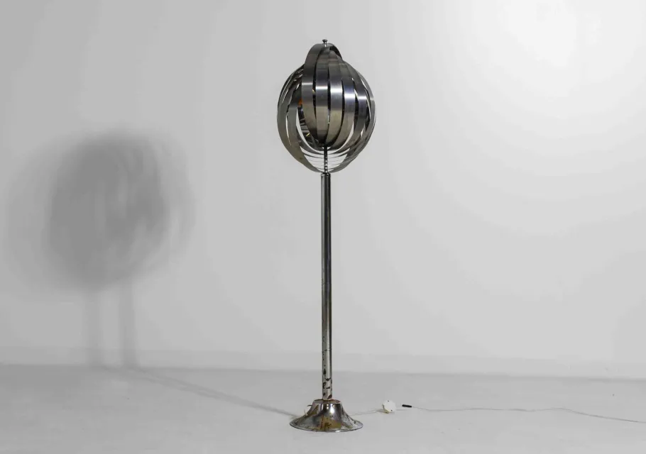 Online Pamono Moon Floor Lamp by Henri Mathieu, 1970s