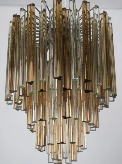 Best Pamono Murano Chandelier by Paolo Venini, 1960s
