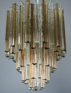 Best Pamono Murano Chandelier by Paolo Venini, 1960s