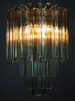 Best Pamono Murano Chandelier by Paolo Venini, 1960s