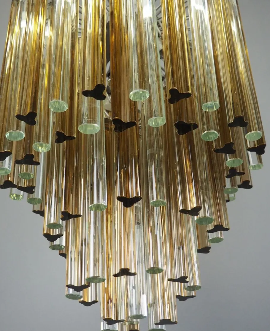Best Pamono Murano Chandelier by Paolo Venini, 1960s