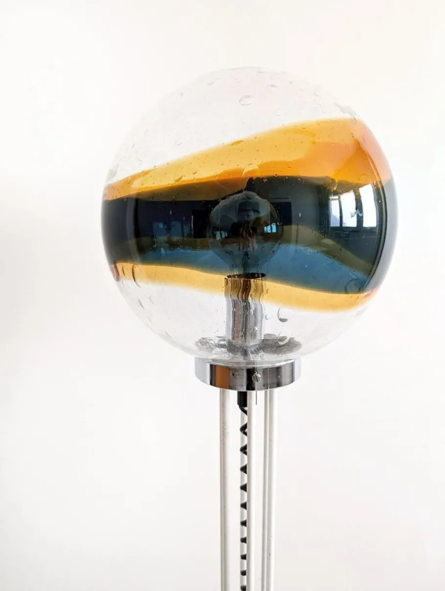 Clearance Pamono Murano Floor Lamp by Targetti Sankey, 1970s