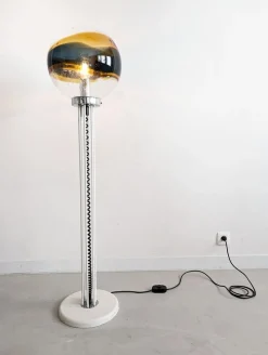 Clearance Pamono Murano Floor Lamp by Targetti Sankey, 1970s