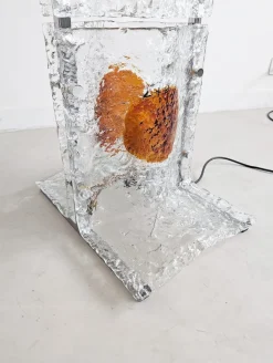 Outlet Pamono Murano Floor Lamp by Toni Zuccheri for A.V. Mazzega 1970s