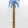 Clearance Pamono Murano Glass and Brass Palm Tree Floor Lamp, 1970s
