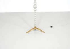 Clearance Pamono Murano Glass and Bronze Floor Lamp attributed to Seguso Vetri, Italy, 1950s.