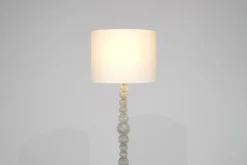 Clearance Pamono Murano Glass and Bronze Floor Lamp attributed to Seguso Vetri, Italy, 1950s.