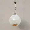 Best Pamono Murano Glass Ceiling Light Sphere from Mazzega