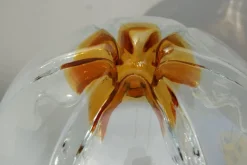 Best Pamono Murano Glass Ceiling Light Sphere from Mazzega