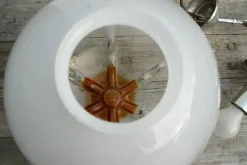 Best Pamono Murano Glass Ceiling Light Sphere from Mazzega