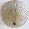 Best Pamono Murano Glass Ceiling Light by Barovier & Toso, Italy, 1960s