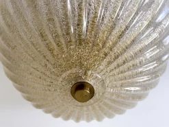 Best Pamono Murano Glass Ceiling Light by Barovier & Toso, Italy, 1960s