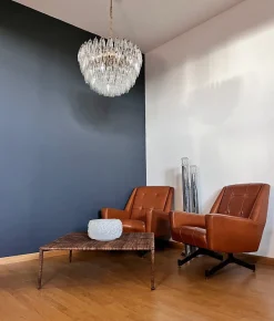 Best Pamono Murano Glass Chandelier with 111 Polyedry, 1990s