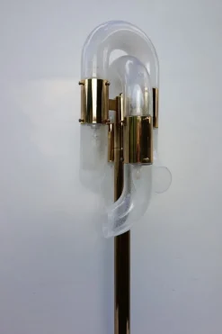 New Pamono Murano Glass Floor Lamp by Aldo Nason for Mazegga, 1970s