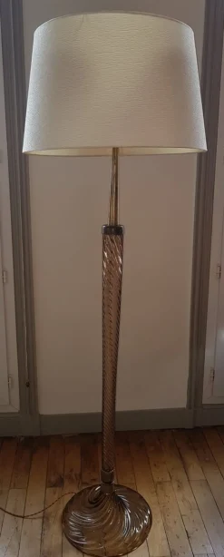 Pamono Murano Glass Floor Lamp by Paolo Venini for Venini, 1942