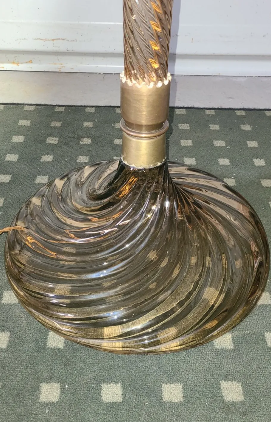 Pamono Murano Glass Floor Lamp by Paolo Venini for Venini, 1942