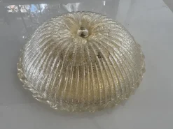 Best Pamono Murano Glass Flush Mount, 1970s
