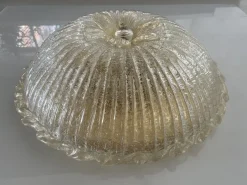 Best Pamono Murano Glass Flush Mount, 1970s
