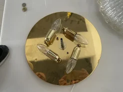 Best Pamono Murano Glass Flush Mount, 1970s