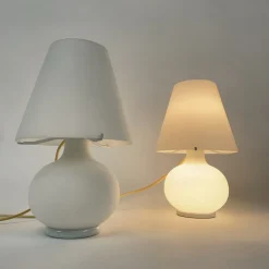 Clearance Pamono Murano Glass Mushroom Table Lamp, 1980s