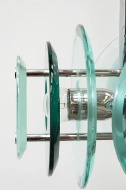 Best Pamono Murano Glass Pendant Lamp, 1960s