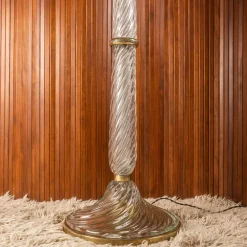 Outlet Pamono N502 Floor Lamp by Carlo Scarpa for Venini, Murano, Italy, 1930s