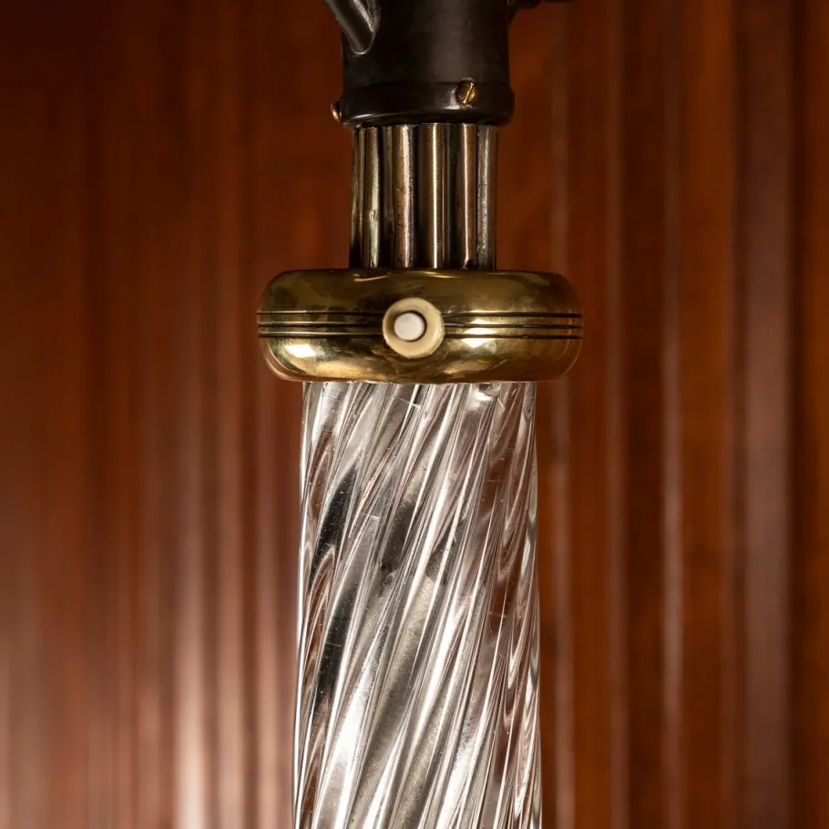 Outlet Pamono N502 Floor Lamp by Carlo Scarpa for Venini, Murano, Italy, 1930s