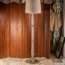 Outlet Pamono N502 Floor Lamp by Carlo Scarpa for Venini, Murano, Italy, 1930s