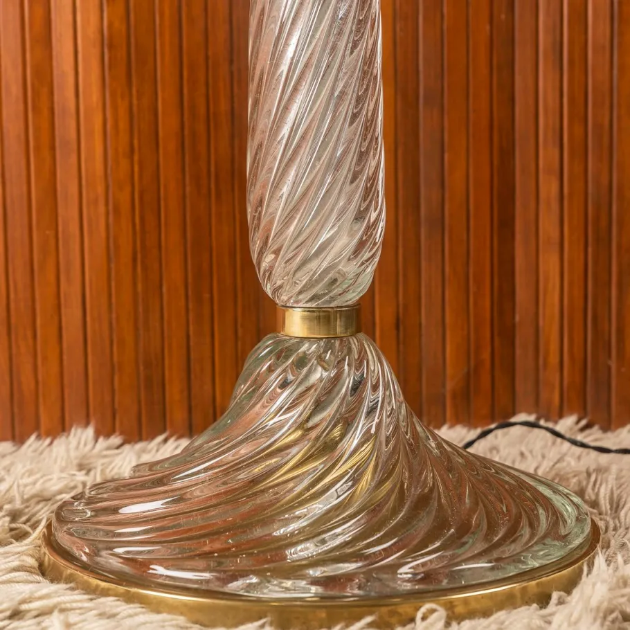 Outlet Pamono N502 Floor Lamp by Carlo Scarpa for Venini, Murano, Italy, 1930s